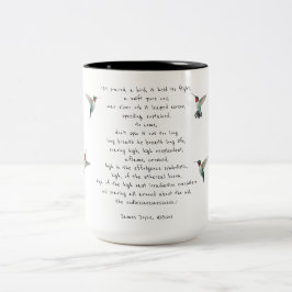 Caneca De Café Em Dois Tons Citação de James Joyce