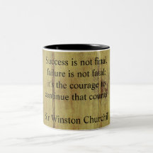 Citação de Winston Churchill; Sucesso em Madeira E