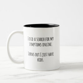 Caneca De Café Em Dois Tons Citação Divertida de Pais Presente para Mamãe ou P