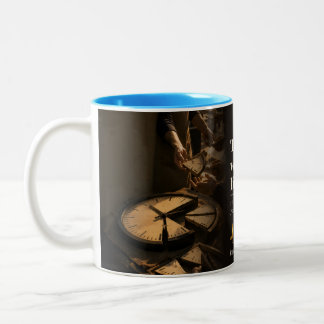 Caneca De Café Em Dois Tons Citação do Livro O Preço da Sua Vida