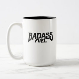 Caneca De Café Em Dois Tons Citação Engraçada da Trendy Fuel