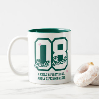 Caneca De Café Em Dois Tons Citação Inspiradora de Pai
