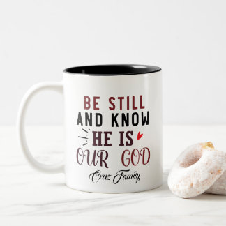 Caneca De Café Em Dois Tons Citação Motivacional Religiosa Dão de Dama