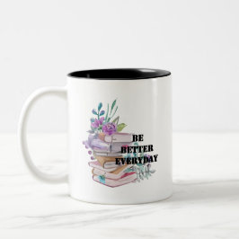 Caneca De Café Em Dois Tons Citações