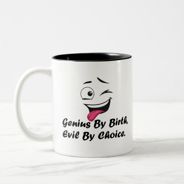 Caneca De Café Em Dois Tons Citações (Esquerda)