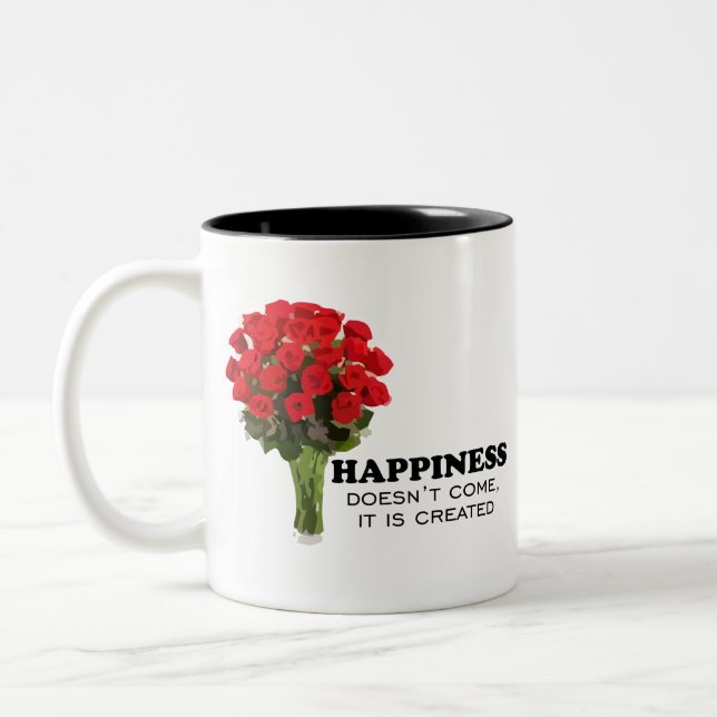 Caneca De Café Em Dois Tons Citações (Esquerda)