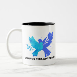 Caneca De Café Em Dois Tons Citações