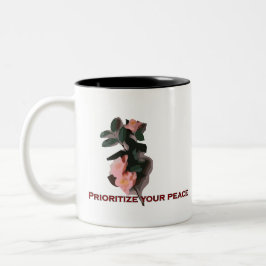 Caneca De Café Em Dois Tons Citações