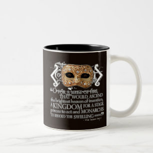Caneca De Café Em Dois Tons Citações de Henry V