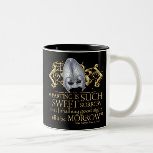 Caneca De Café Em Dois Tons Citações de Romeo & de Juliet (versão Dourado)