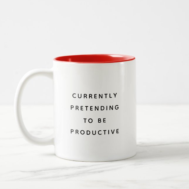Caneca De Café Em Dois Tons Citações engraçadas de colegas de trabalho Present (Esquerda)