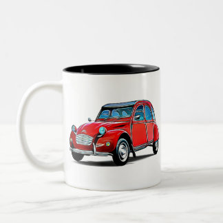 Caneca De Café Em Dois Tons Citroen 2CV