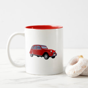 Caneca De Café Em Dois Tons Citroen 2CV Café Mug