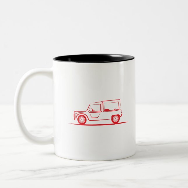 Caneca De Café Em Dois Tons Citroen Mehari (Esquerda)