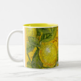Caneca De Café Em Dois Tons Citrus - Lemon Mug