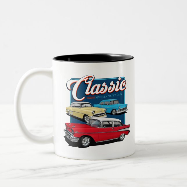 Caneca De Café Em Dois Tons Clássicos do Bel Air (Esquerda)