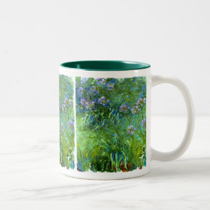 Caneca De Café Em Dois Tons Claude Monet: Agapanthus