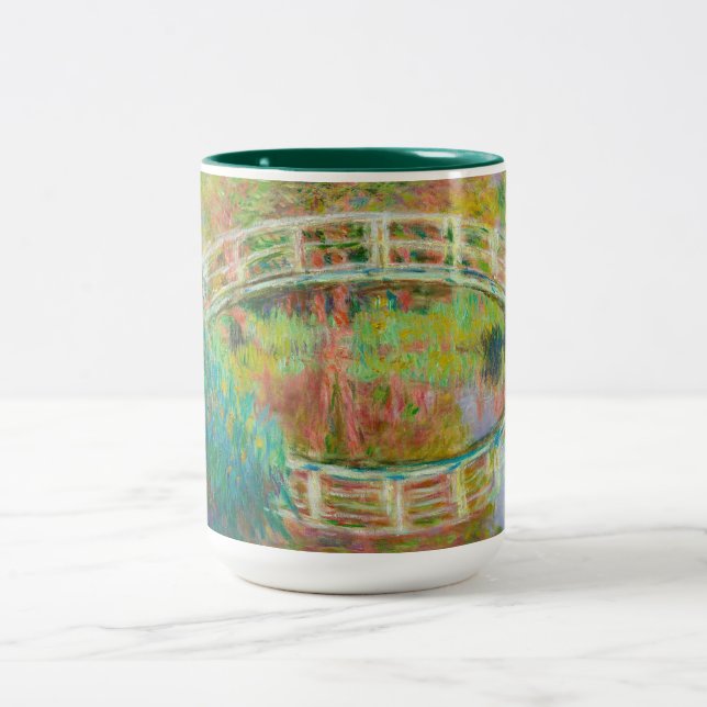 Caneca De Café Em Dois Tons Claude Monet - Ponte Japonesa, Giverny (Centro)