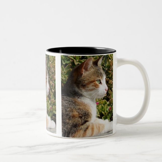 Caneca De Café Em Dois Tons Cleo Cat Mug (Direita)