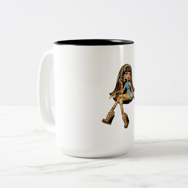 Caneca De Café Em Dois Tons Cleo Mug (Frente Esquerda)