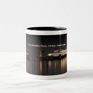Caneca De Café Em Dois Tons Clinton/balsa de Mukilteo