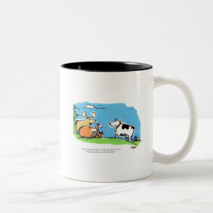 Caneca De Café Em Dois Tons Clique animal