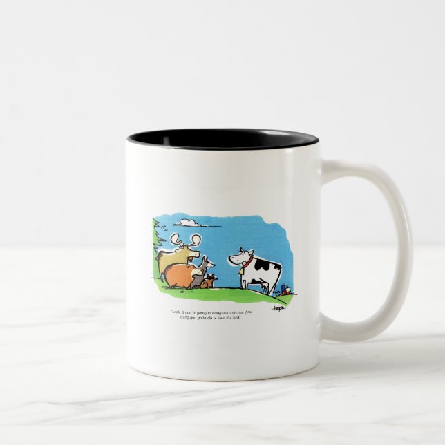 Caneca De Café Em Dois Tons Clique em Animal (Direita)