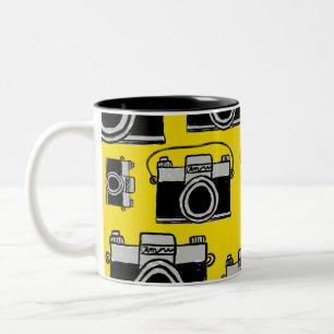 Caneca De Café Em Dois Tons CLIQUE NA capa de telefone!