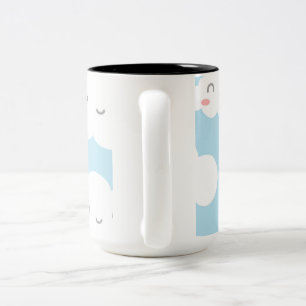 Caneca De Café Em Dois Tons Cloud Theme Classic Mug