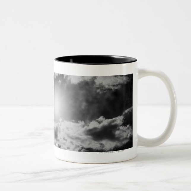 Caneca De Café Em Dois Tons Cloudscape (Direita)