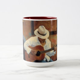 Caneca De Café Em Dois Tons Club Orchesta a l´ huile