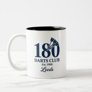 Caneca De Café Em Dois Tons Clube de Dardos Leeds Est 1908
