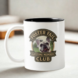 Caneca De Café Em Dois Tons Clube de Humor dos Membros Vitalícios do Fracasso