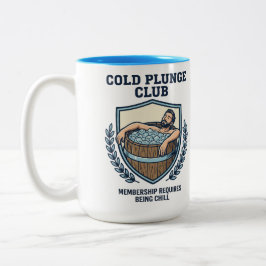 Caneca De Café Em Dois Tons Clube de Imersão Fria