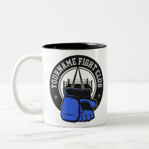 Caneca De Café Em Dois Tons Clube de Luta de Artes Marciais Mistas MMA Persona