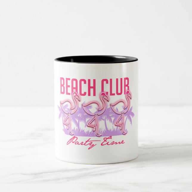 Caneca De Café Em Dois Tons clube de praia (Centro)