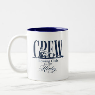 Caneca De Café Em Dois Tons Clube de Remo Rew Henley Fundado em 1839
