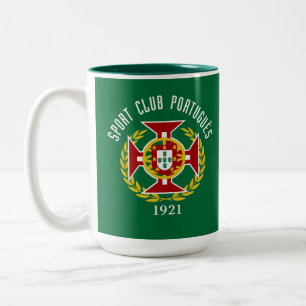 Caneca De Café Em Dois Tons Clube Esporte Português - 2023 Green Mug