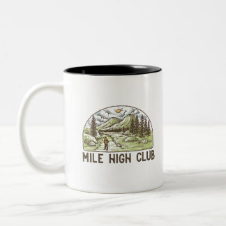 Caneca De Café Em Dois Tons Clube Mile High