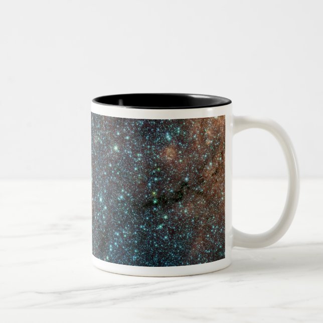 Caneca De Café Em Dois Tons Cluster de estrelas maciças (Direita)