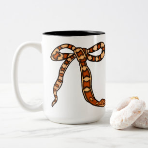 Caneca De Café Em Dois Tons Cobra de Milho Corno