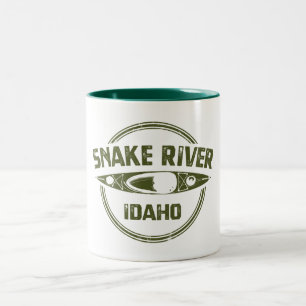 Caneca De Café Em Dois Tons Cobra River Idaho