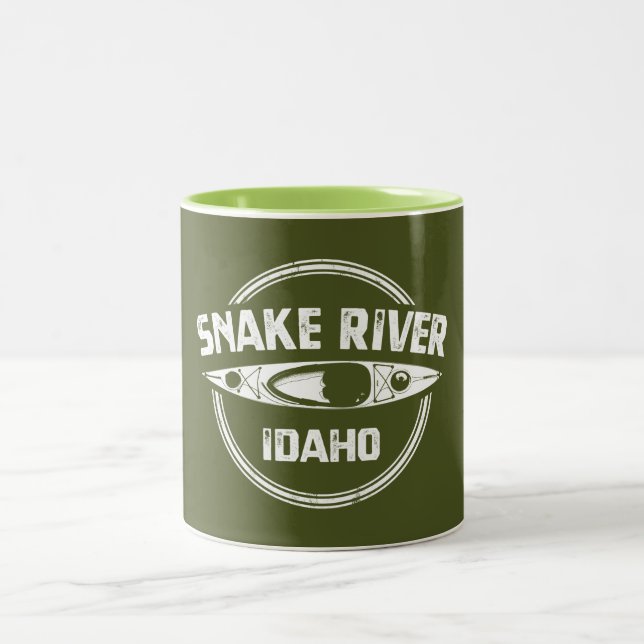 Caneca De Café Em Dois Tons Cobra River Idaho (Centro)