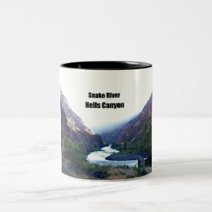 Caneca De Café Em Dois Tons Cobra RIver, infere Canyon