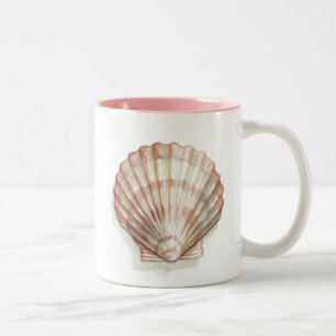 Caneca De Café Em Dois Tons Cobra Rosa e Creme