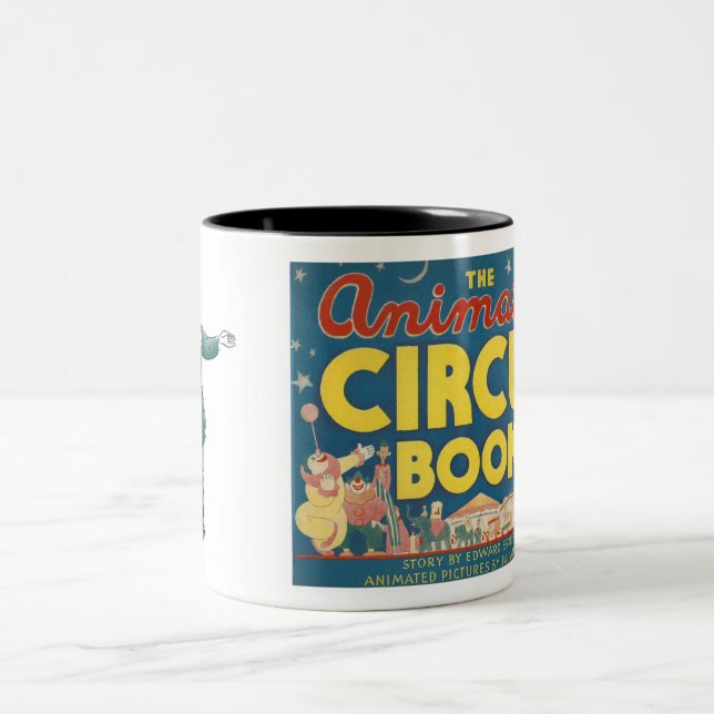 Caneca De Café Em Dois Tons cobrir DE CIRCO DE CRIANÇAS DE 1943 (Centro)