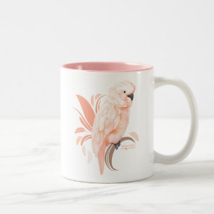 Caneca De Café Em Dois Tons Cockatoo molucano