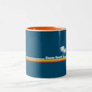 Caneca De Café Em Dois Tons Cocoa Beach Florida