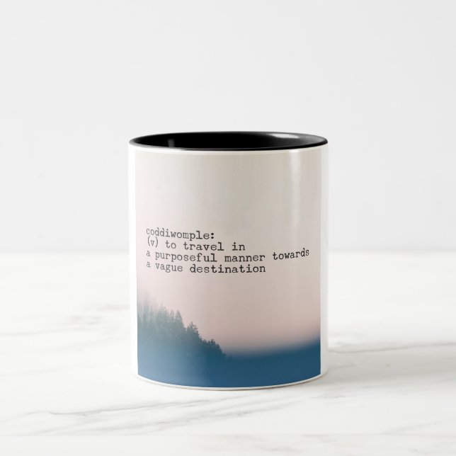 Caneca De Café Em Dois Tons Coddiwomple (Centro)