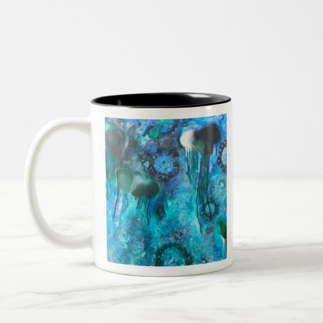 Caneca De Café Em Dois Tons Código Azul (Esquerda)